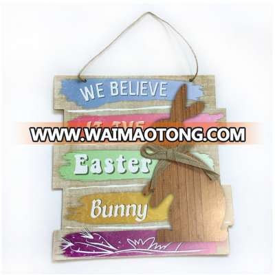 Custom Different Easter Hanging Home Decoration MDF Hanging Decoration