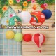 8" 10" Hot-air Balloon Shape Decorative Chinese Paper Lanterns Hanging for Birthday Wedding Party Decoration